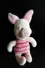 M5. DOUDOU PELUCHE DISNEY NICOTOY PORCINET ROSE BLANC billes EXCELLENT ETAT