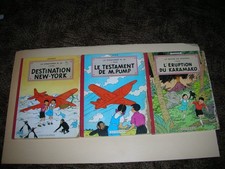 lot bd anciennes Hergé Casterman