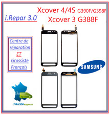 Vitre tactile samsung galaxy Xcover 3 ou 4 ou 4S  Noir