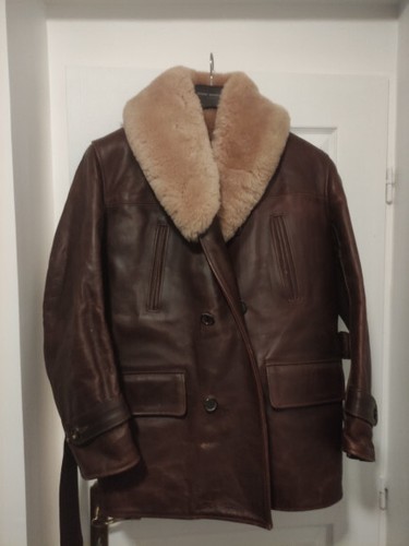 Veste cuir horween - cuir,
