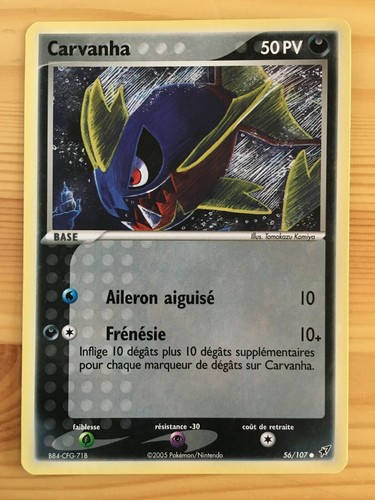 Carte pokémon commune - carte,