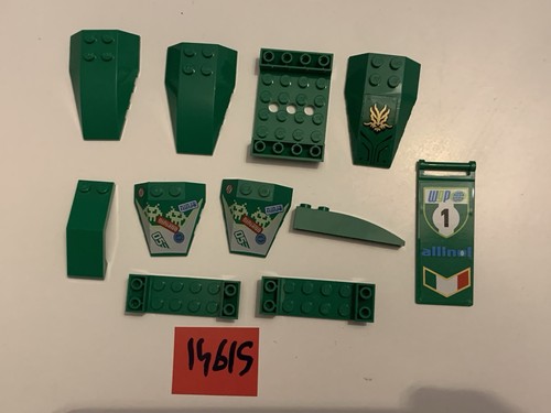 Lot pièces lego - pièces, vertes