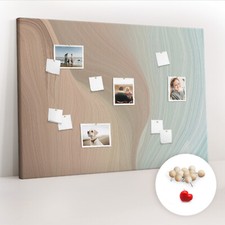 Tableau en liège Pour les notes décoratif 140x100 Abstraction des vagues