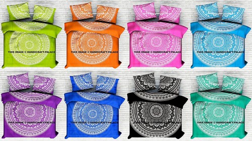 Reine indien housse couette - reine,