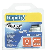 Lot 215 agrafes grillage acier