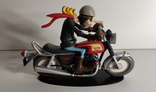 Figurine moto résine - moto, en