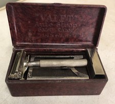 Ww2 Boîte Bakélite avec Rasoir Valet Français 1939 45