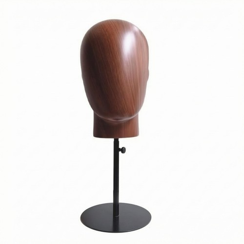 Tête mannequin aspect bois - tête,