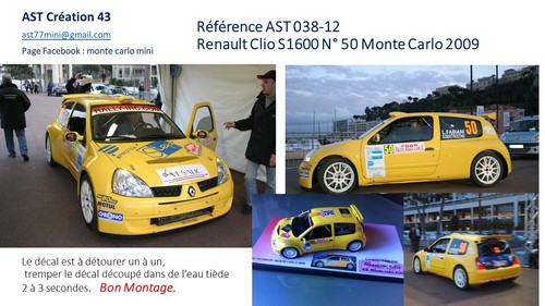 Decal renault clio super - decal,