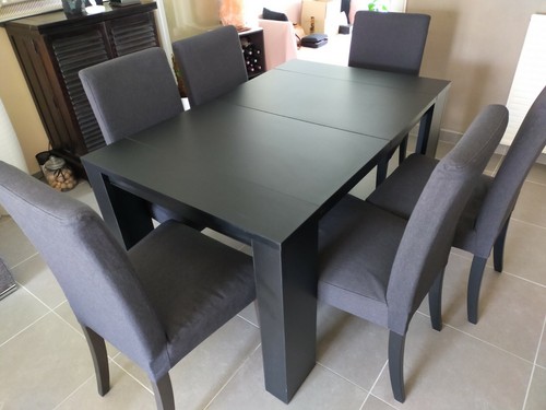 Ensemble table 6 - ensemble, chaises