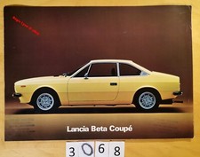 LANCIA BETA COUPE 1600 2000 Prospectus Fr 4 pages 1977