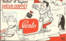 PENTO COIFFURE POLE SUD DESSIN HERVE BUVARD BLOTTING PAPER