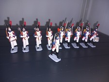 LOT DE 10 SOLDATS DE PLOMB NAPOLEON HAUTEUR 6 CM DANS LEUR ETAT