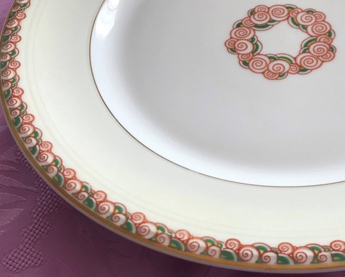 Grand plat rond porcelaine - rond,