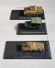 Lot 3 Char tank Altaya 1/72