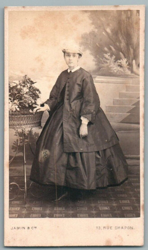 Cdv 1860 petite - fille, en