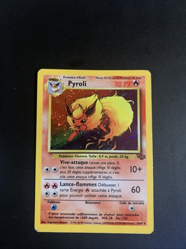 Carte pokemon pyroli holo - carte, 3/64