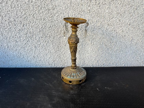 Pied lampe ancien bronze - lampe,