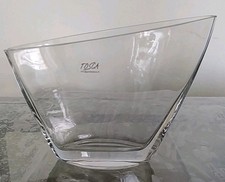 Grand Vase Cristal Épais, Moderne, Tosca