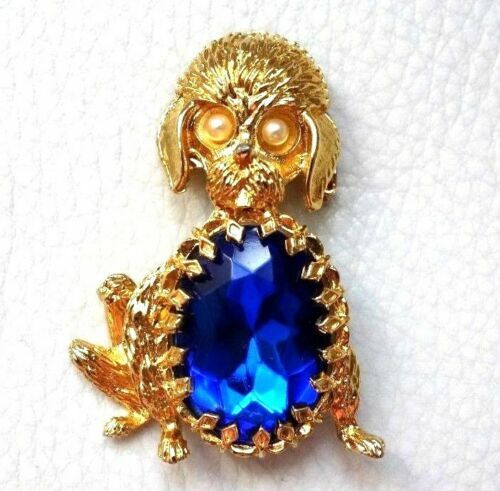 Rare broche vintage chien - rare,