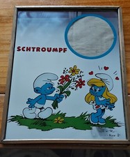 ANCIEN MIROIR SCHTROUMPF PEYO
