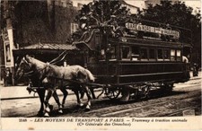 CPA PARIS Moyens de tranport