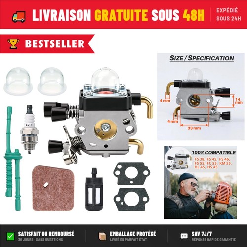 Kit carburateur jrisbo stihl - carburateur,