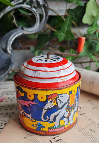 Ancienne boite musique decor - ancienne,