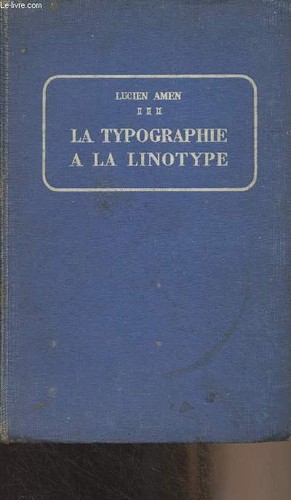 Typographie la linotype - la,