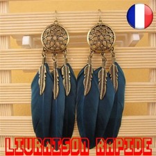 Boucles D'oreilles Plume Femme