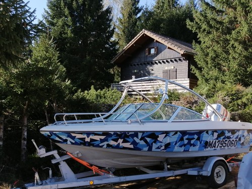Bateau moteur 115 cv - bateau, à