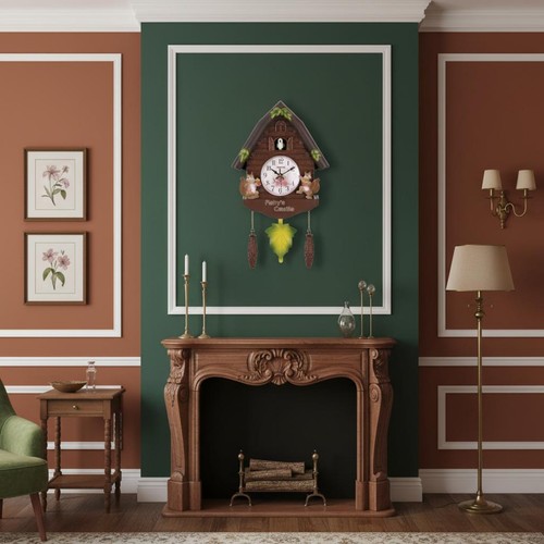 Horloge coucou murale heure - coucou,