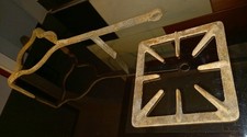 Anciens ustensiles chauffe-plat pour cheminée