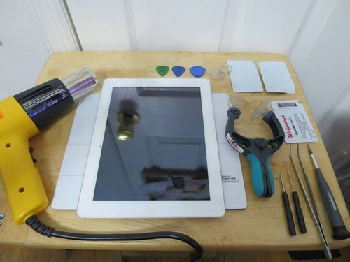 Ipad repair front screen - (front,
