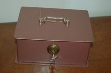 ANCIEN PETIT COFFRE FORT  AVEC