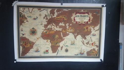 Planisphere air france - planisphere,