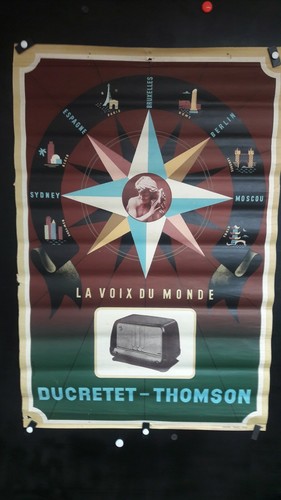 Affiche radio ducretet reseau - affiche,