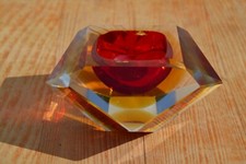 Cendrier Italien MURANO de Style Mandrazzuto » Vero Sommerso » flavio poli ?