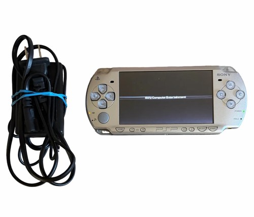 Sony psp 2000 silver handheld - 2000,