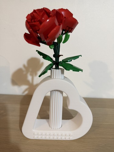 Vase cœur idéal - vase, lego