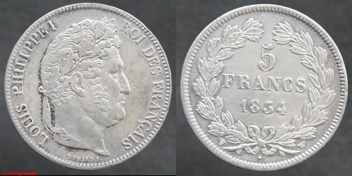 France ecu 5 francs - !,