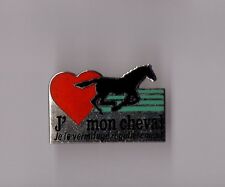 Pin's j'aime mon cheval, je le