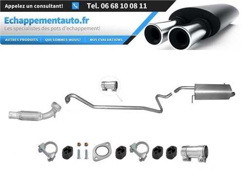 échappement ford fiesta - Échappement, mk6