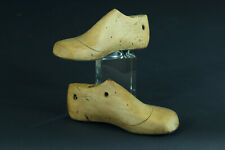 Rare et ancien Forme en bois sculpté Cordonnier Chaussure Mannequin Enfant 19e