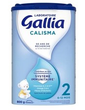 Lot de 2 Laits Gallia Calisma 6-12 Mois