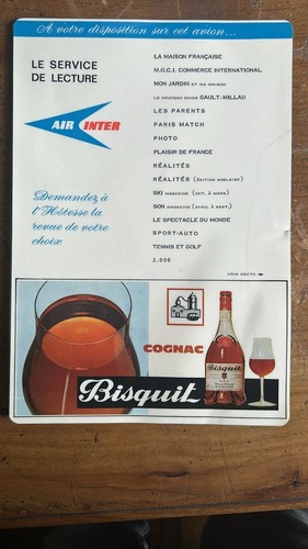 Air inter vintage - air, plaquette