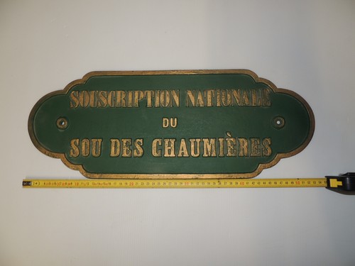 Plaque fonte sou des - fonte,