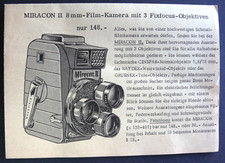 NOTICE D'EMPLOI AGFA PROSPECTUS PHOTO PORST - EN LANGUE ALLEMANDE - ETAT CORRECT