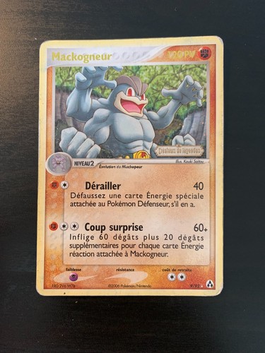Carte pokémon mackogneur - carte,