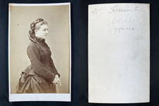 Léontine Fromentin, comédienne Vintage cdv albumen print.Léontine Fromentin, c